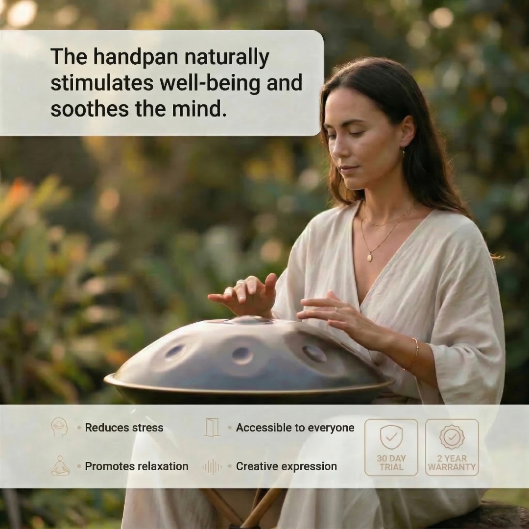 Handpan Dewata - D Kurd 9 notes